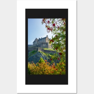 Edinburgh Castle From Princes St Gardens Posters and Art